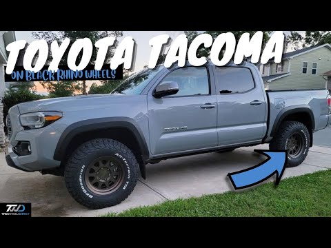 Toyota Tacoma - 16"x8" Black Rhino Stadium Wheels Fitment