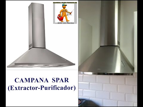 Instalación CAMPANA SPAR (Extractor-Purificador)