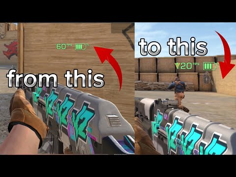 how to boost fps in standoff 2 Android mobile tutorial before 60fps after 120fps