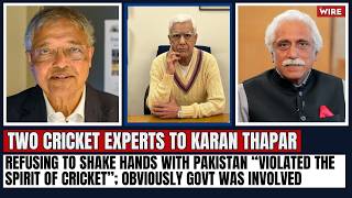Refusing to Shake Hands With Pakistan “Violated the Spirit of Cricket”; Obviously Govt Was Involved