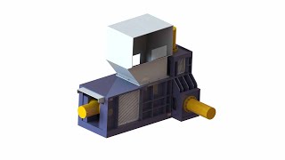 Maize Cob Bagging Baler Machine