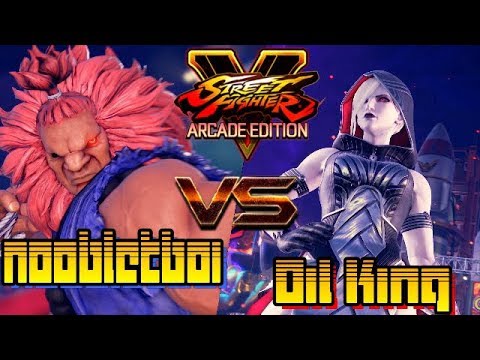 SFV/SF5 AE ☆ noobletboi (Akuma)  VS Oil king (Falke) Street fighter V Arcade edition