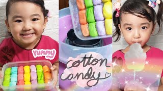 Download lagu Emma Experiments: Making Cotton Candy with Colorful Durian Pancakes mp3