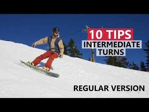 10 Tips to Improve Intermediate Snowboard Turns - Regular Version