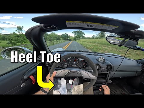 POV Porsche 987 Boxster Spyder Manual | Foot Cam