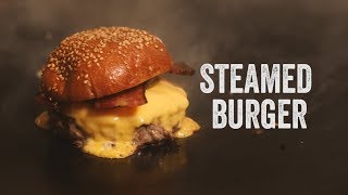 Brunch Boys Eats a Steamed Cheeseburger