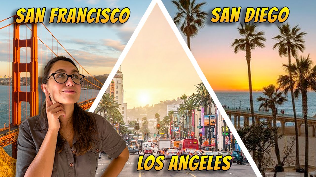 ONDE MORAR NA CALIFORNIA?! SAN FRANCISCO, LOS ANGELES OU SAN DIEGO?!