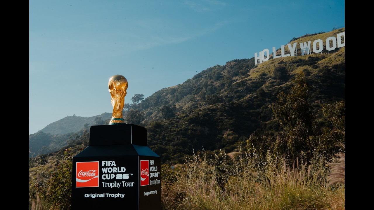 A new star arrives in Hollywood | Los Angeles | FIFA World Cup 26™ Trophy Tour by Coca-Cola