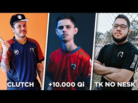 Nesk fazendo CLUTCH no BR6, RazaH com seu Qi avançado, Paluh dando TK, 5K do NerdEngenheiro
