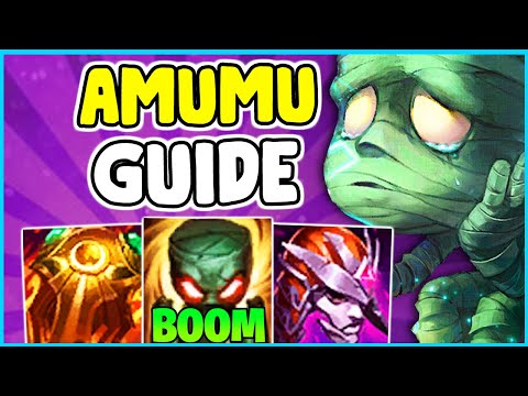 HOW TO PLAY AMUMU JUNGLE FOR BEGINNERS & CARRY IN SEASON 11 | Amumu Guide S11 - League Of Legends