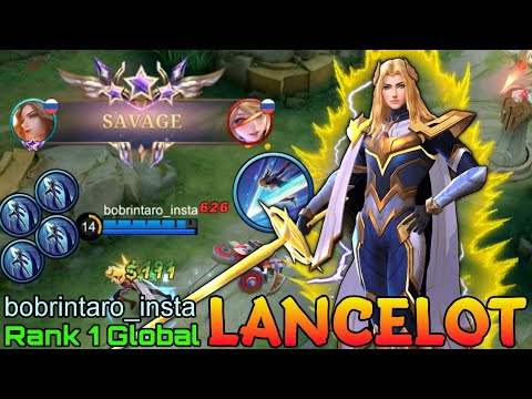 Perfect SAVAGE!! Lancelot Bad Start Comeback - Top 1 Global Lancelot by bobrintaro_insta - MLBB