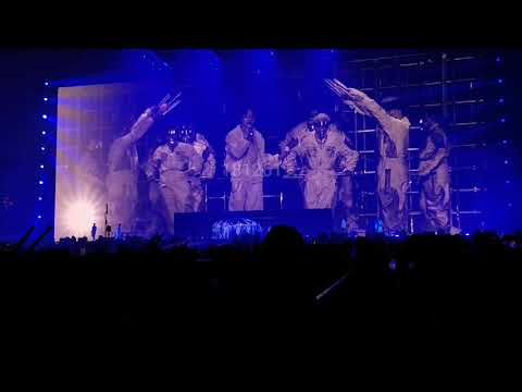 211201 BTS ( 방탄소년단) — On live at SoFi Stadium (front row view)