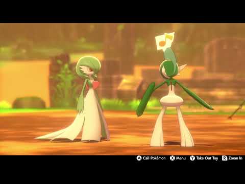 Gardevoir and Gallade Arguing