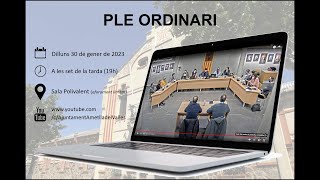 PLE ORDINARI 30/01/2023