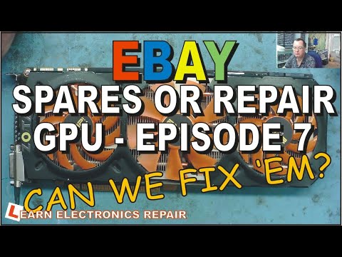 Learn Eelectronics Repair 2 Geforce GTX 280 GPU Graphics Card Repair Part 1