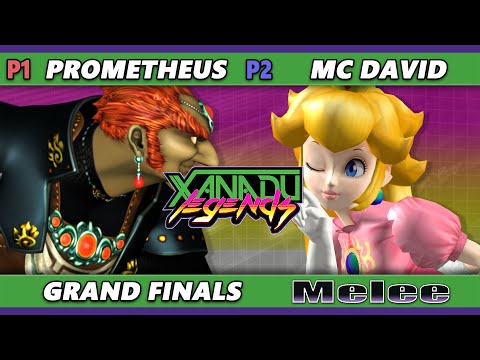 Xanadu Legends GRAND FINALS - Prometheus (Ganondorf) Vs. MC David [L] (Peach) Smash Melee - SSBM