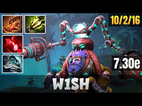 W1sh | Tinker | Dota 2 Pro Gameplay | Dota 2 Full Matche - 7.30e