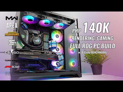 VLOG: Php140K ROG Rendering/Gaming PC Build Ryzen 9 3900X + RTX 2080S  w/ 8 Game 1440p Benchmarks
