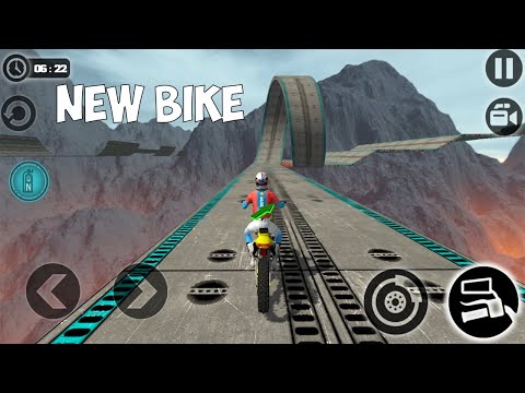 Impossible Moto Bike Tracks 3D - New Bike Unlocked Bad Driver - Levels 12 to 14 Android Gameplay