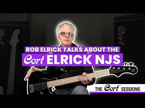 Cort NJS4BK | Elrick NJS 4 Bass Guitar, Black. New with Full Warranty! image 2