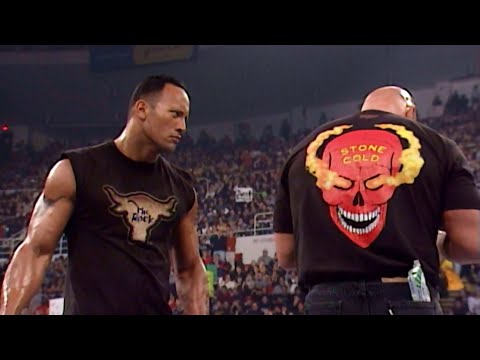 The Rock & Stone Cold Confrontation 3 days Before WrestleMania X7 All Hell Breaks Loose - SMACKDOWN!