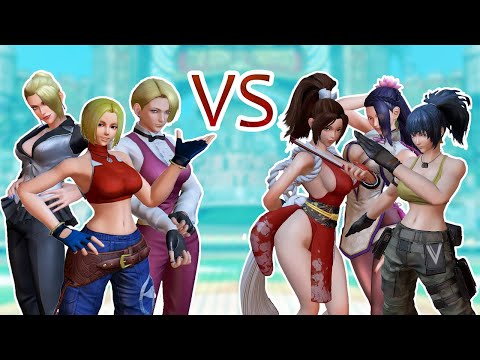 KOF Blonde vs Brunette