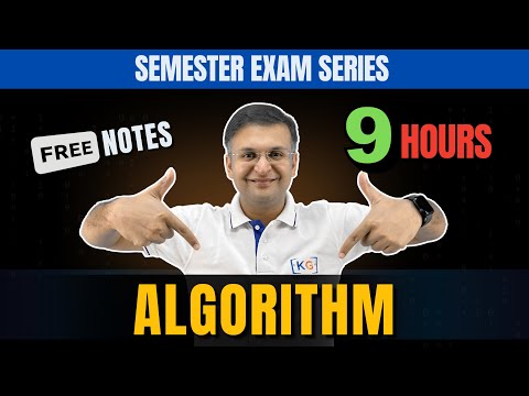 Complete DAA Design and Analysis of Algorithm in one shot | Semester Exam | Hindi
