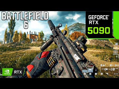 Battlefield 6 : RTX 5090 32GB ( 4K OVERKILL Graphics / DLSS 4 ULTRA Performance