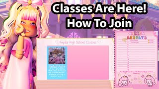 Classes Are Finally Here How To Join Them Royale High Campus 3 Update Phase 4