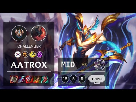 Aatrox Mid vs Kassadin - KR Challenger Patch 10.25b