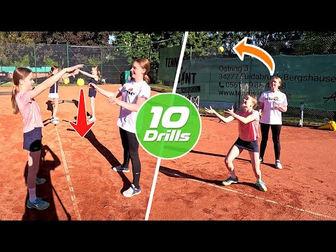 Tennis Coordination Training For Large Groups – 10 Drills For Eye-Hand Coordination 🚀