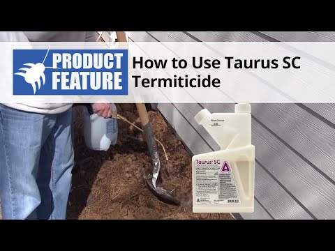 How To Use Taurus SC Termiticide for Termite Control Video 