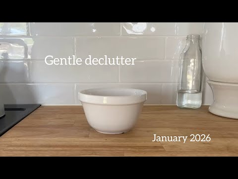 Minimalist declutter January 2026