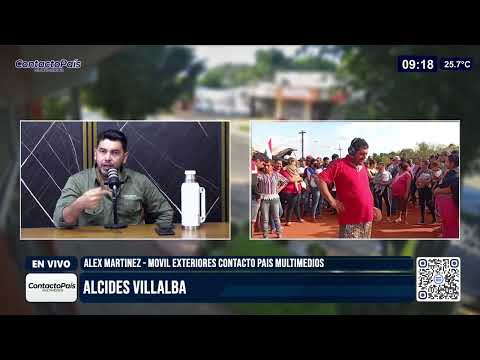 Nota con Alcides Villalba - Desde Juan Manuel Frutos - Invasión de Tierra