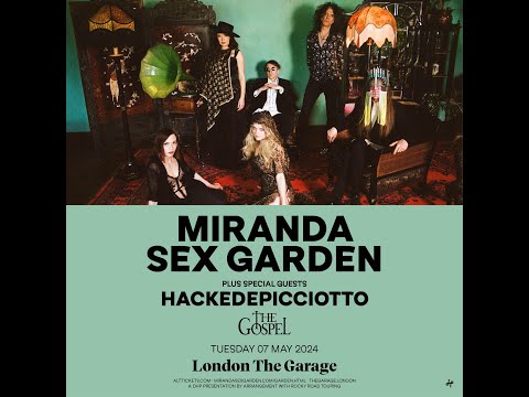 Miranda Sex Garden live at the Garage, London on Tuesday 7 May 2024 (1 of 2)