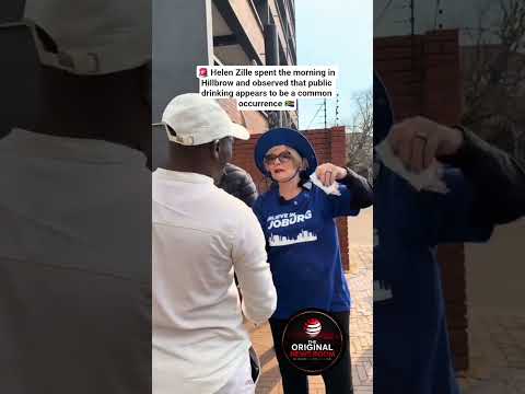 🚨 Helen Zille observed that public drinking appears to be a common occurrence