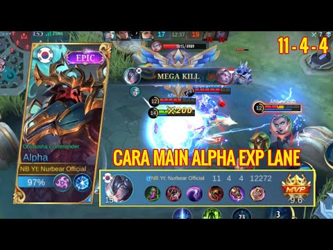 ALPHA BUILD DAN EMBLEM TERSAKIT ! SEKALI COMBO MUSUH RATA - Mobile Legenda