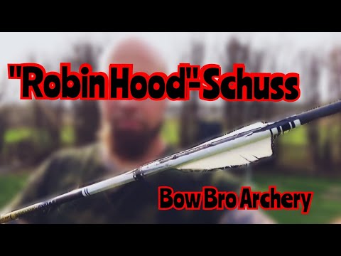 "Robin Hood"-Schuss 🏹 Bogenschießen