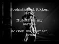 Die Antwoord --- Rich Bitch LYRICS + translation