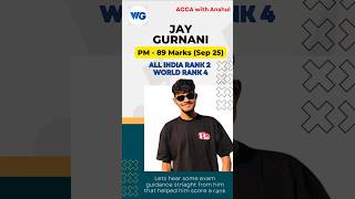 AIR 2 and World Rank 4 in PM | Lets hear some examination tips from JAY GURNANI who scored 89 in PM