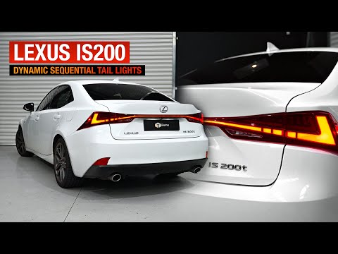 Lexus IS250/IS350/IS200T/IS300H Dynamic Tail Lights (2014-2020) - Get that high-end light bar look!