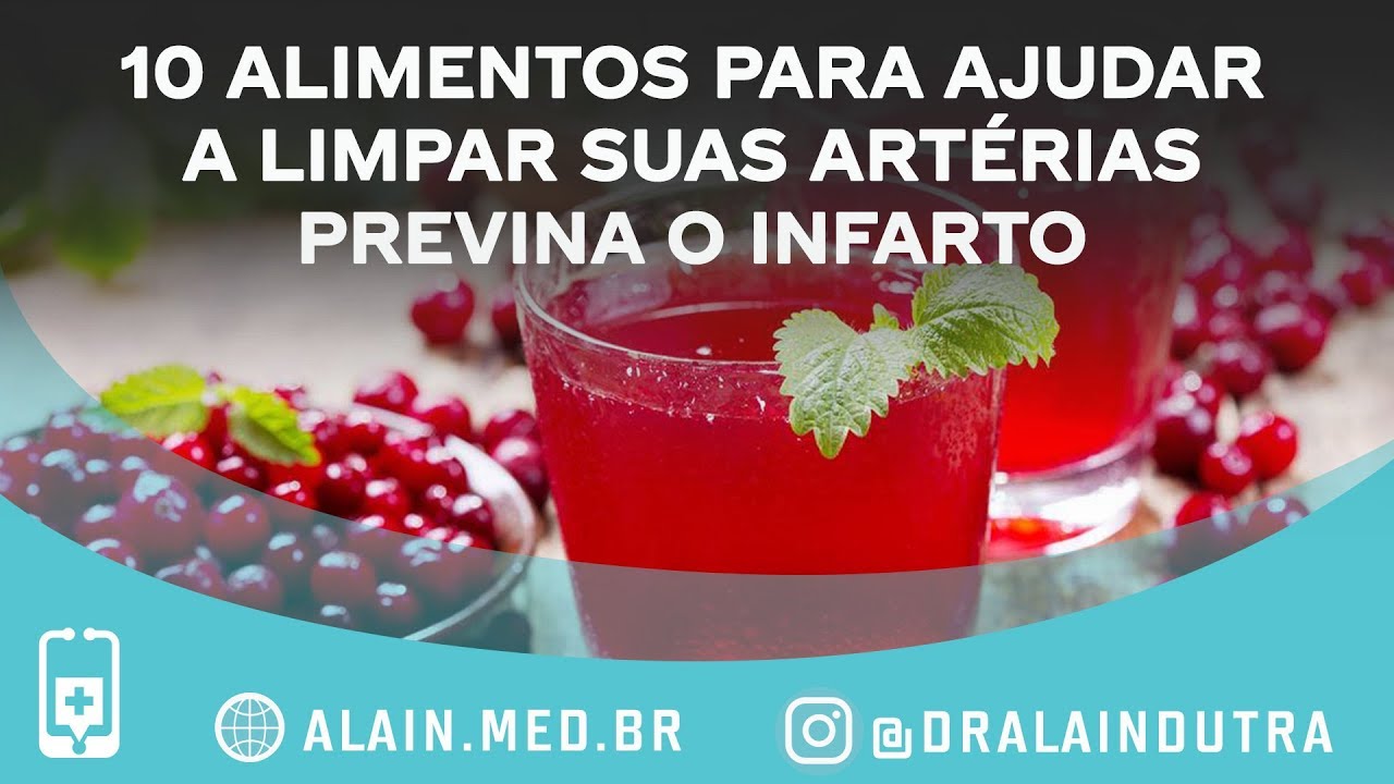 Esses 10 alimentos vão ajudar a limpar suas artérias e prevenir o infarto.