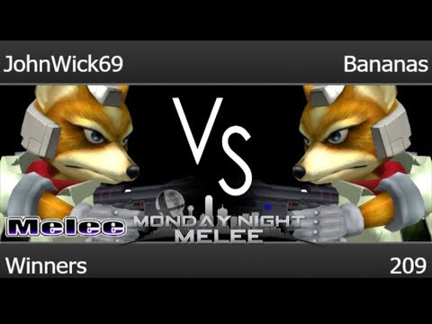 MNM 209 - JohnWick69 (Fox) vs PS | Bananas (Fox) Winners - Melee