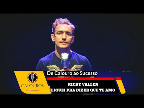 Ricky Vallen dá um show cantando "Liguei pra dizer que te amo 💑"