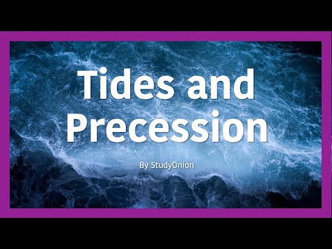 Tides and Precession of the Earth's Axis - StudyOnion