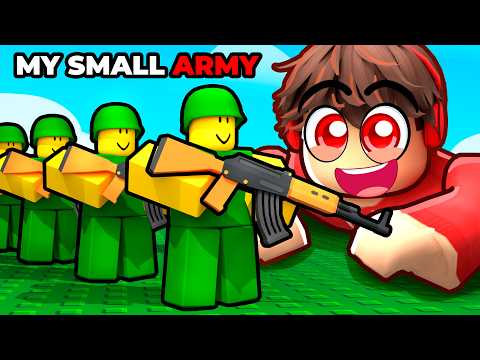 I Built the BIGGEST ARMY in Roblox Mini War…