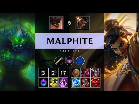 Malphite Mid vs Akshan - EUW Master Patch 25.19