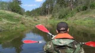 preview picture of video 'Водный поход: река Абава (май 2008). Abavas upe (river Abava).'
