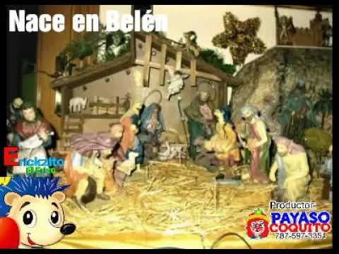 Erickzito el erizo "Nace en Belén" Payaso Coquito