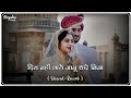 Dil Koni Lage Janu Thare Bina Slowed Reverb New Rajasthani Song New Marwadi Song RoyalexBeat